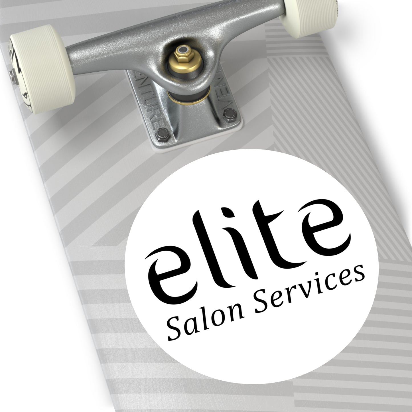 Elite Salon Services Custom (Round Vinyl Stickers)