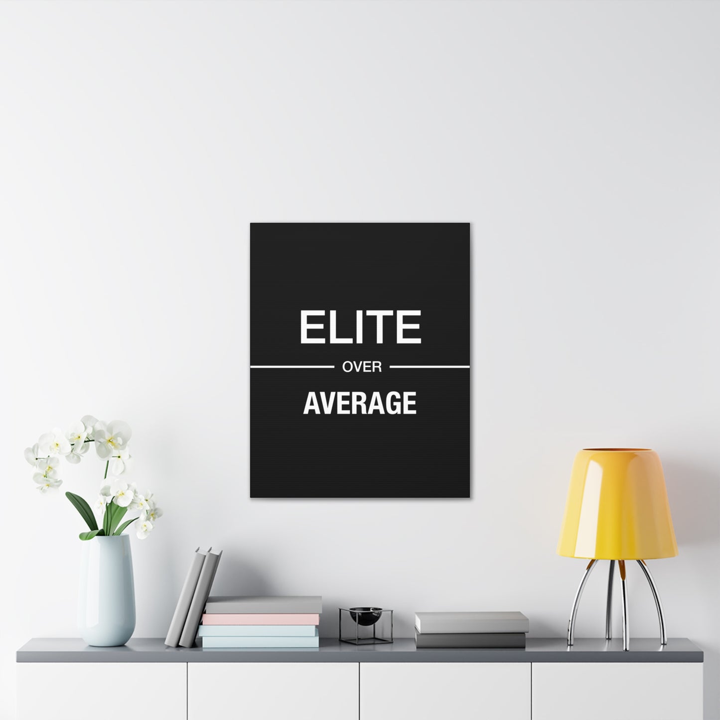 Elite Over Average - Canvas Stretched (0.75")