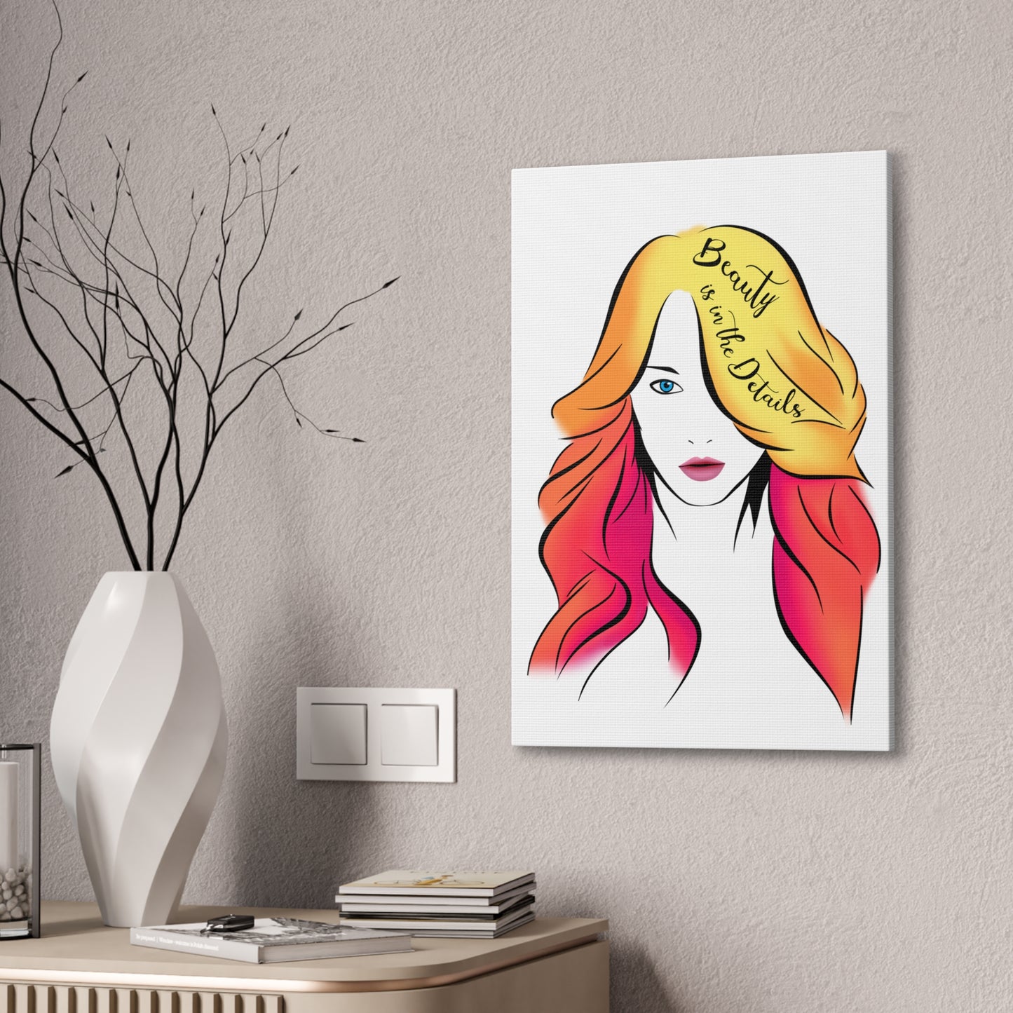 Beauty Is In The Details - Canvas Stretched (0.75")