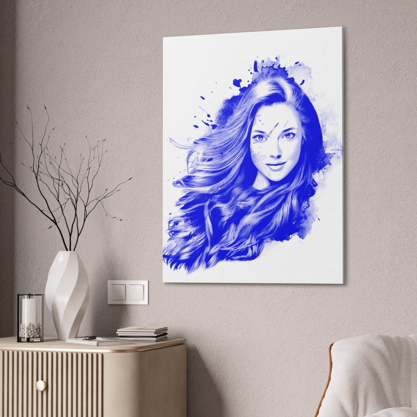 Blue Is Beautyful - Canvas Stretched (0.75")