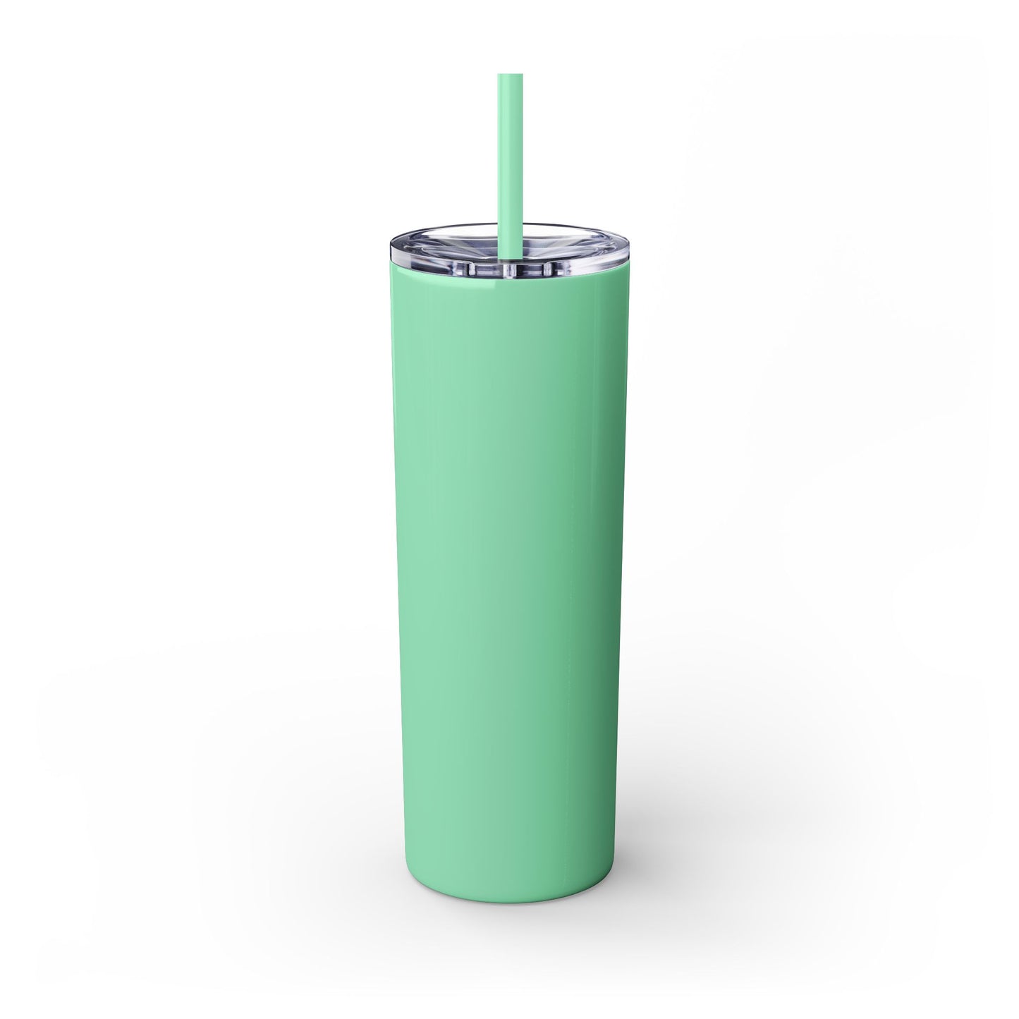 Elite Salon Services Custom Skinny Tumbler With Straw (20oz)