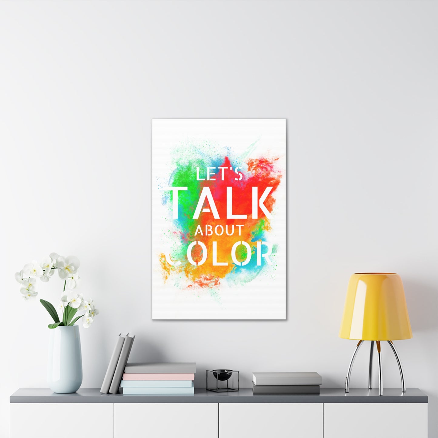 Lets Talk About Color 3 - Canvas Stretched (0.75")