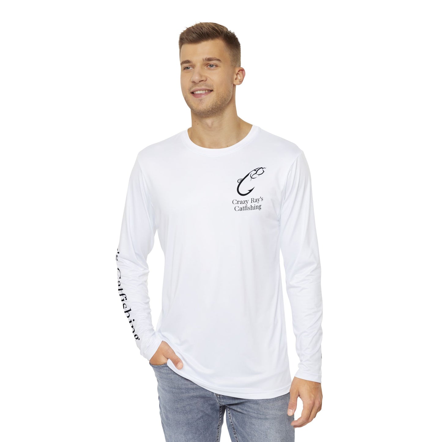 Men's Crazy Ray's Catfishing Custom Long Sleeve Shirt