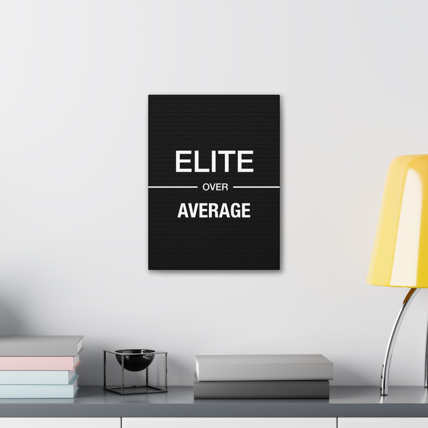 Elite Over Average - Canvas Stretched (0.75")