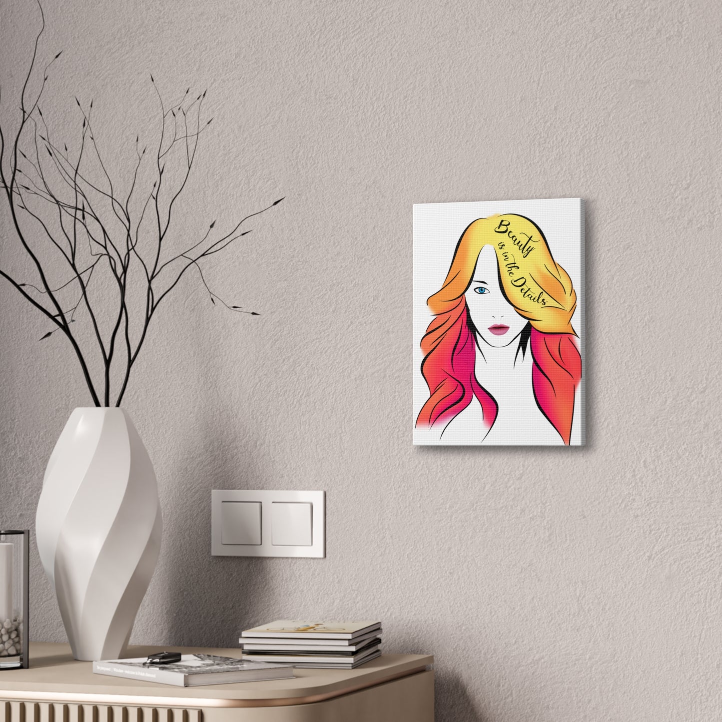 Beauty Is In The Details - Canvas Stretched (0.75")