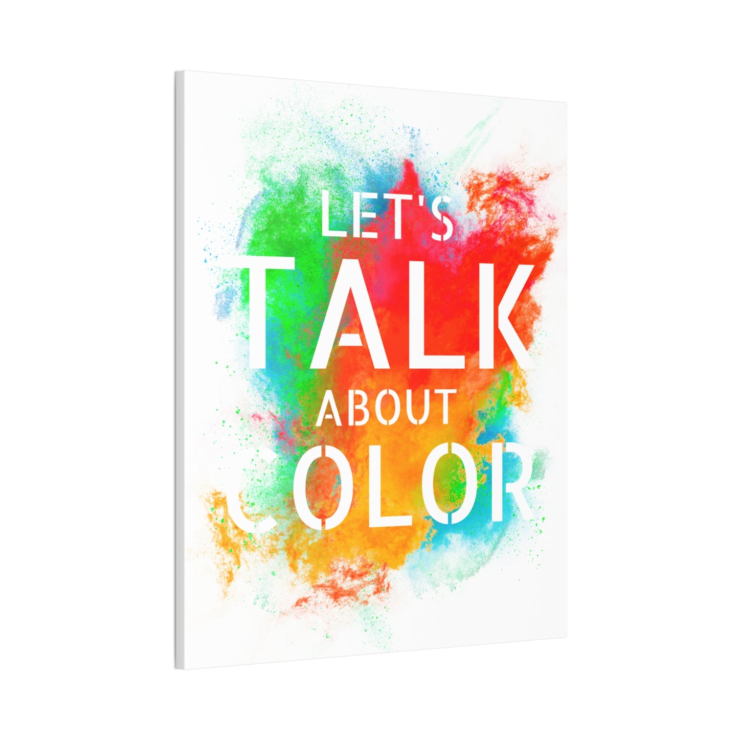 Lets Talk About Color 3 - Canvas Stretched (0.75")