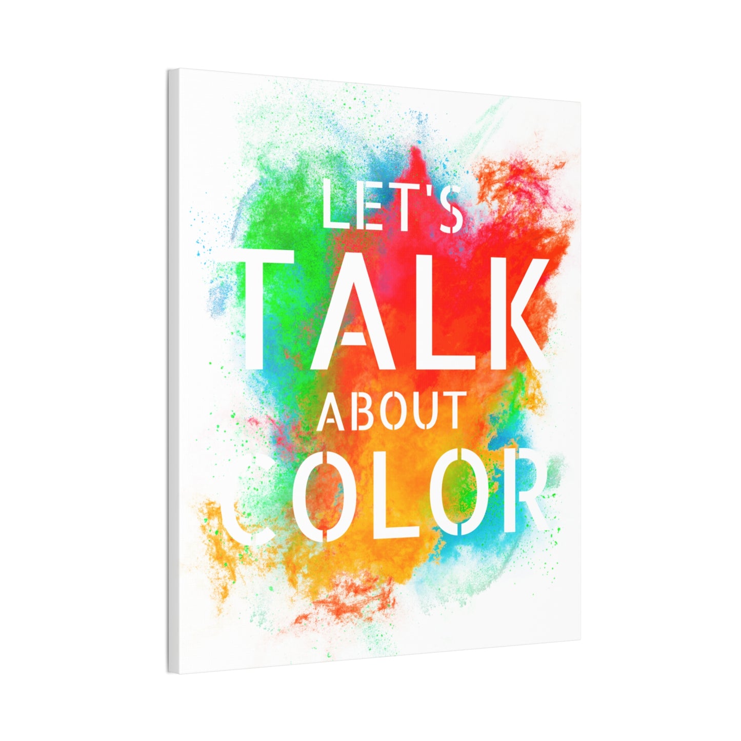 Lets Talk About Color 3 - Canvas Stretched (0.75")