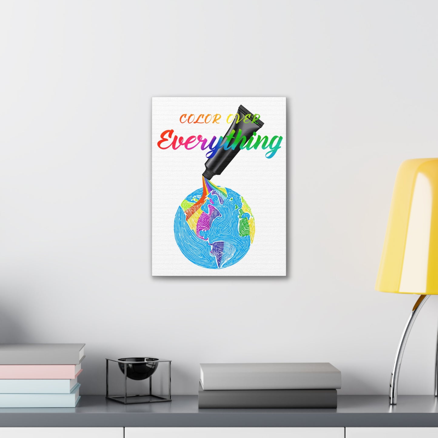 Color Over Everything - Canvas Stretched (0.75")