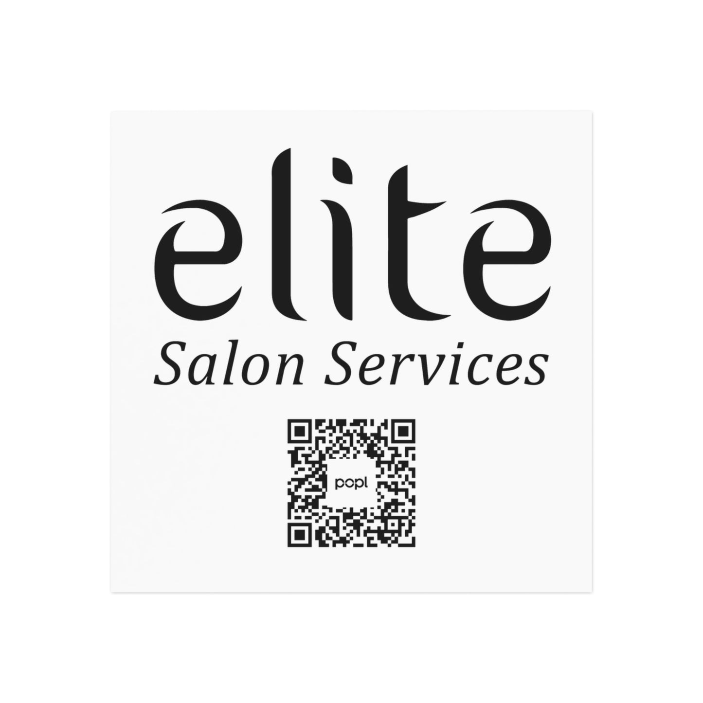 Elite Salon Services Custom (Square Magnet)