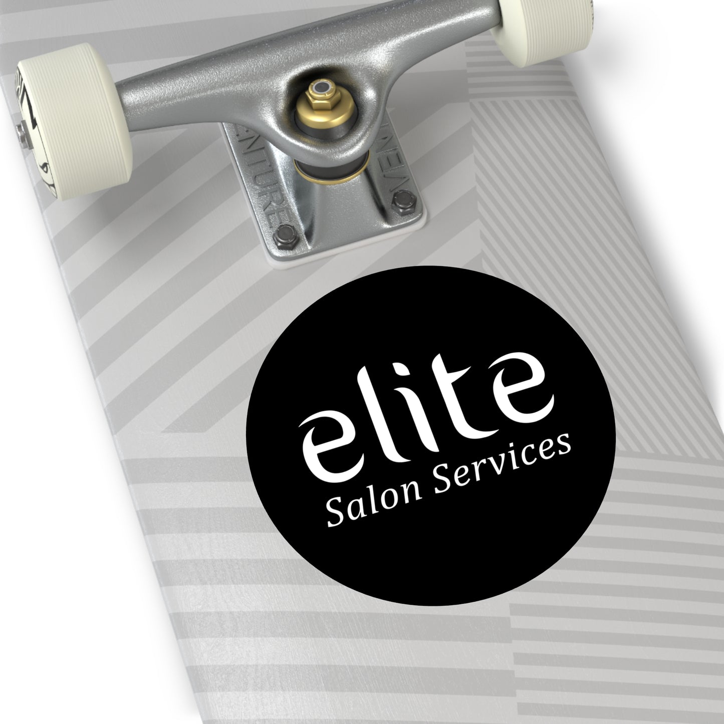 Elite Salon Services Custom (Round Vinyl Stickers)
