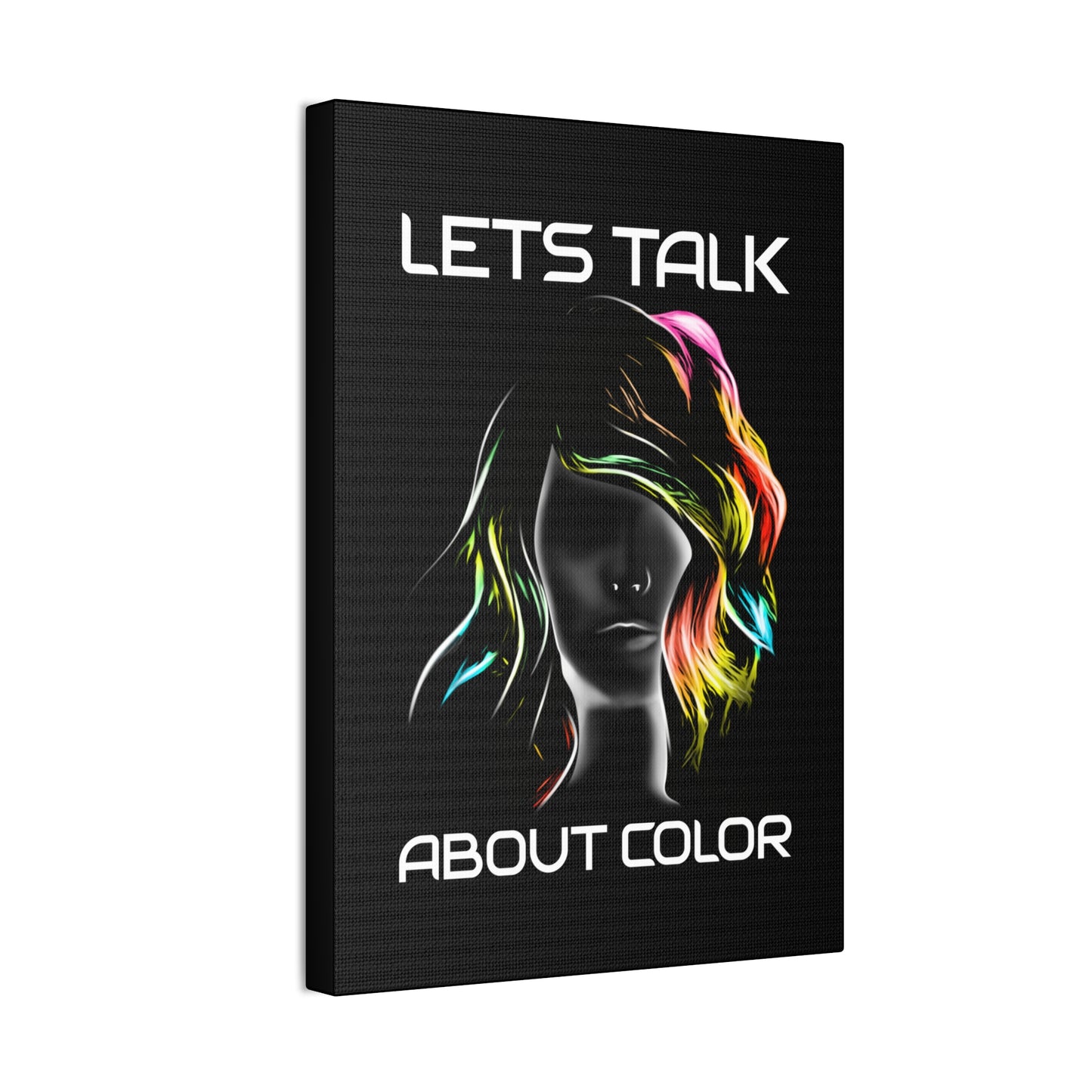 Lets Talk About Color - Canvas Stretched (0.75")