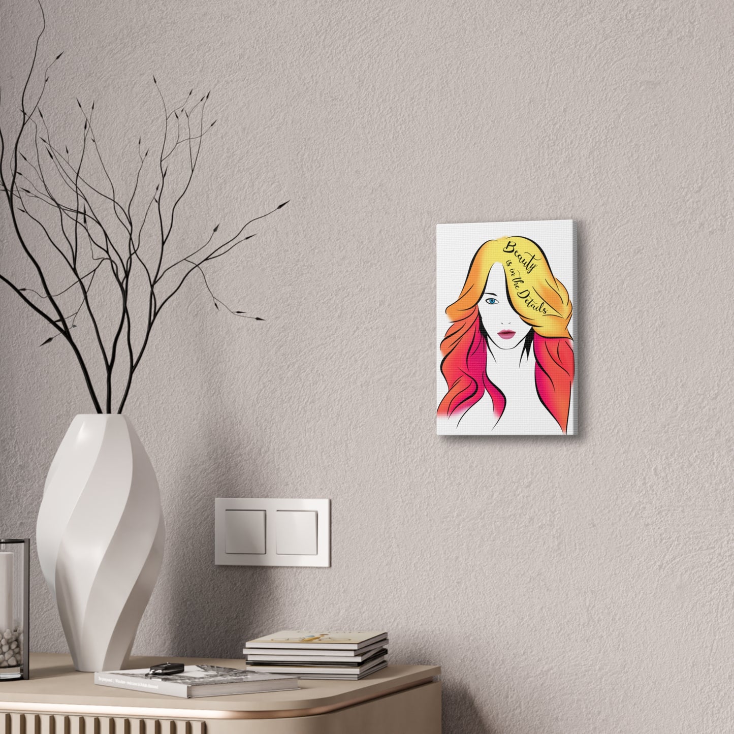 Beauty Is In The Details - Canvas Stretched (0.75")