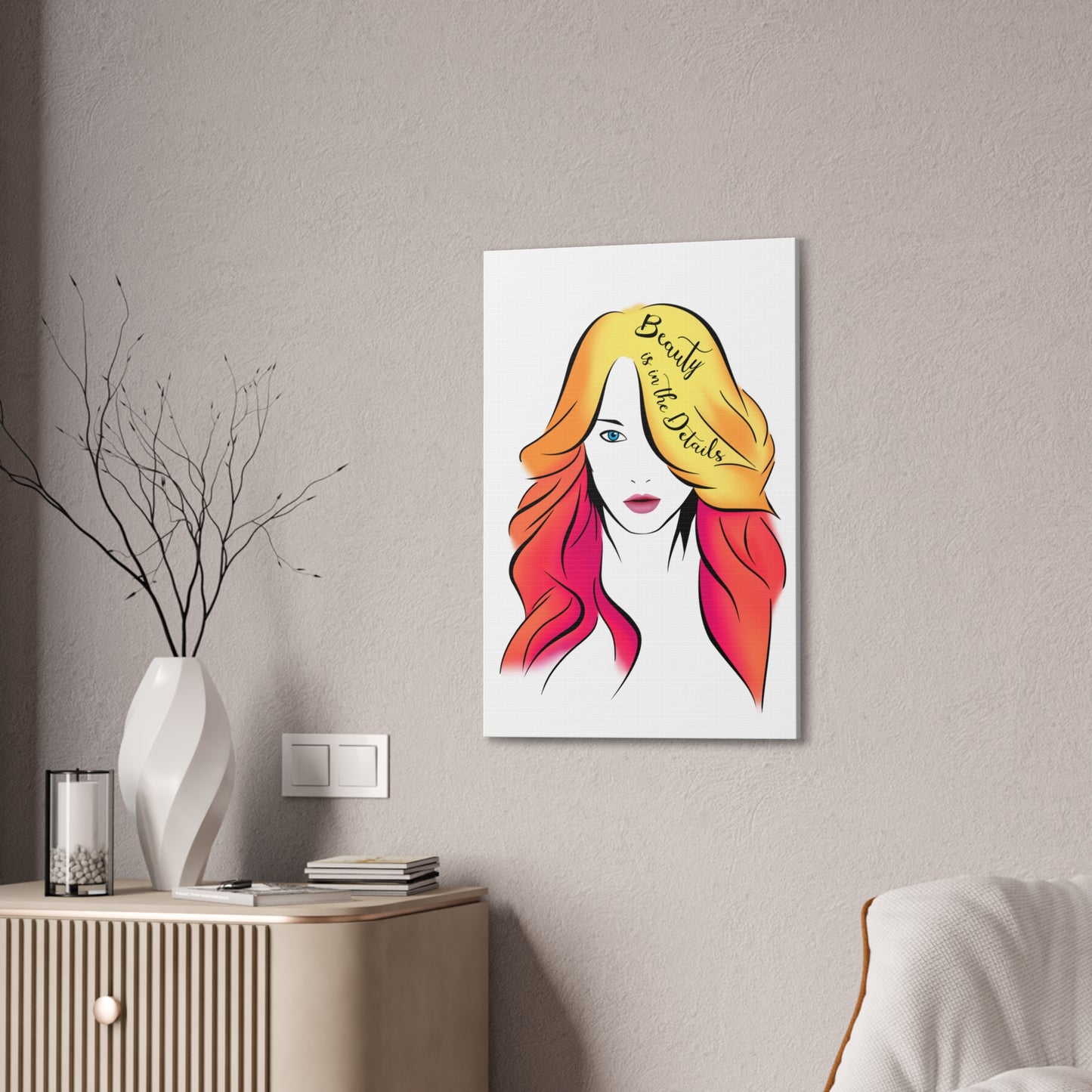 Beauty Is In The Details - Canvas Stretched (0.75")