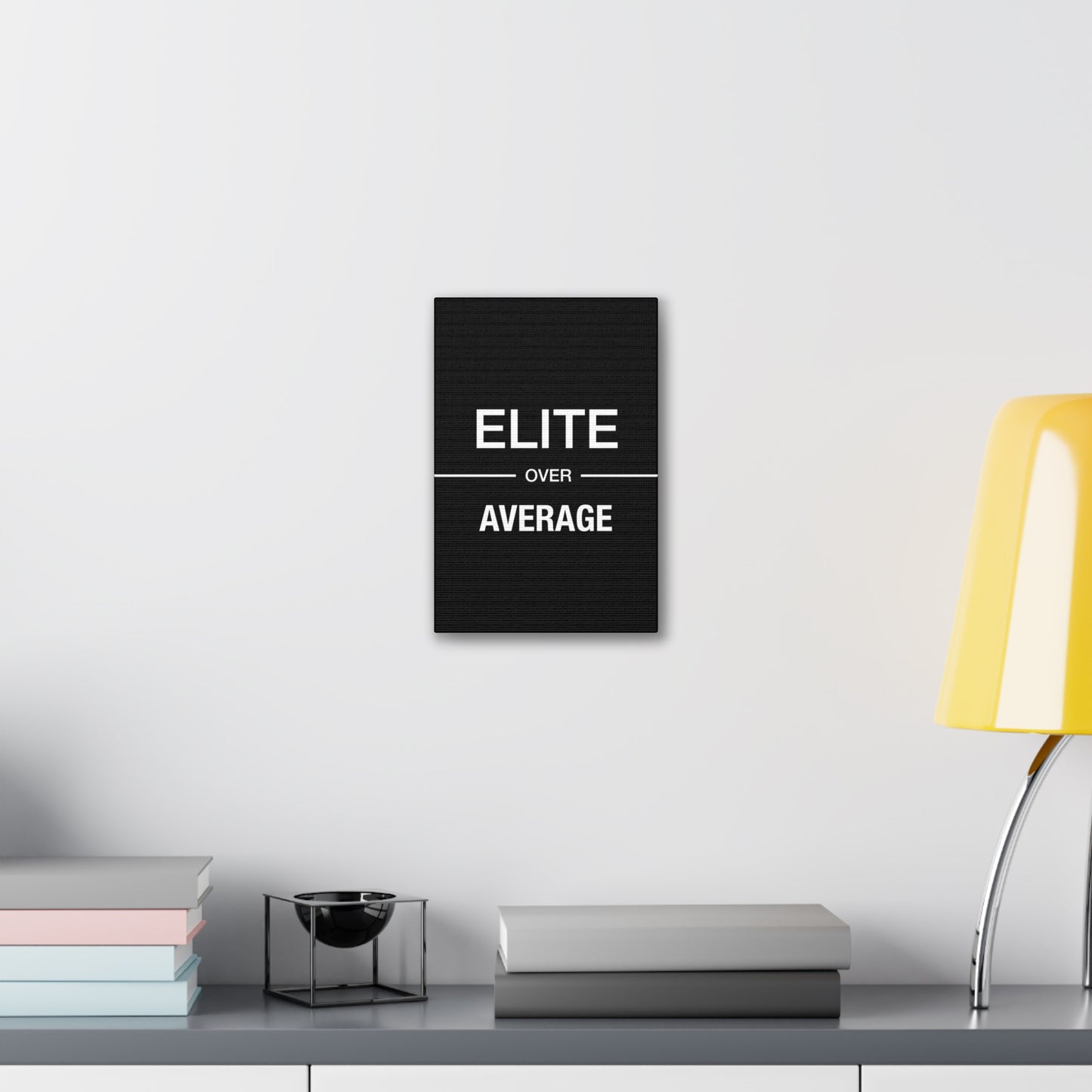 Elite Over Average - Canvas Stretched (0.75")