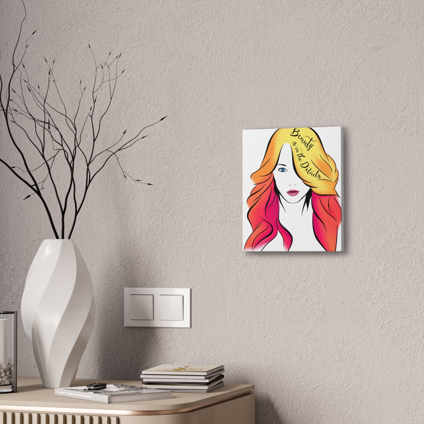 Beauty Is In The Details - Canvas Stretched (0.75")