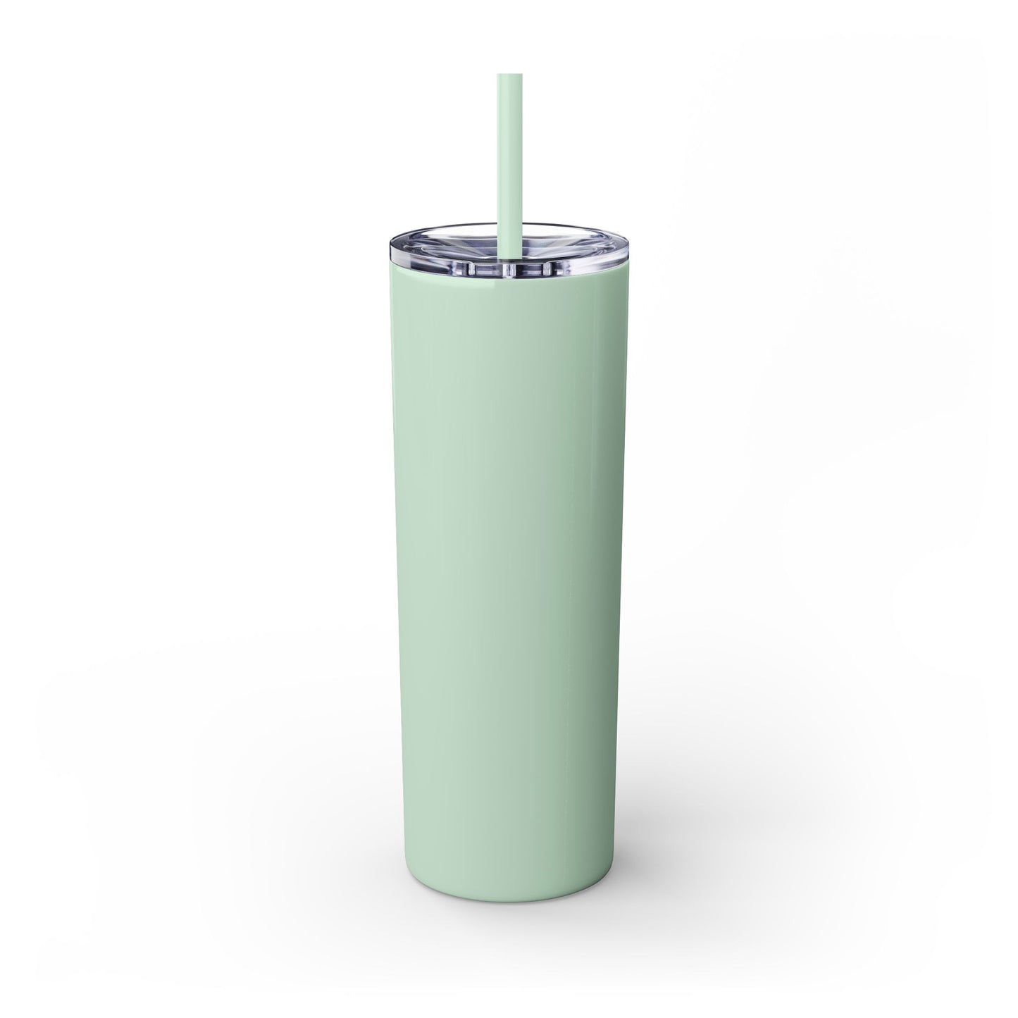 Elite Salon Services Custom Skinny Tumbler With Straw (20oz)
