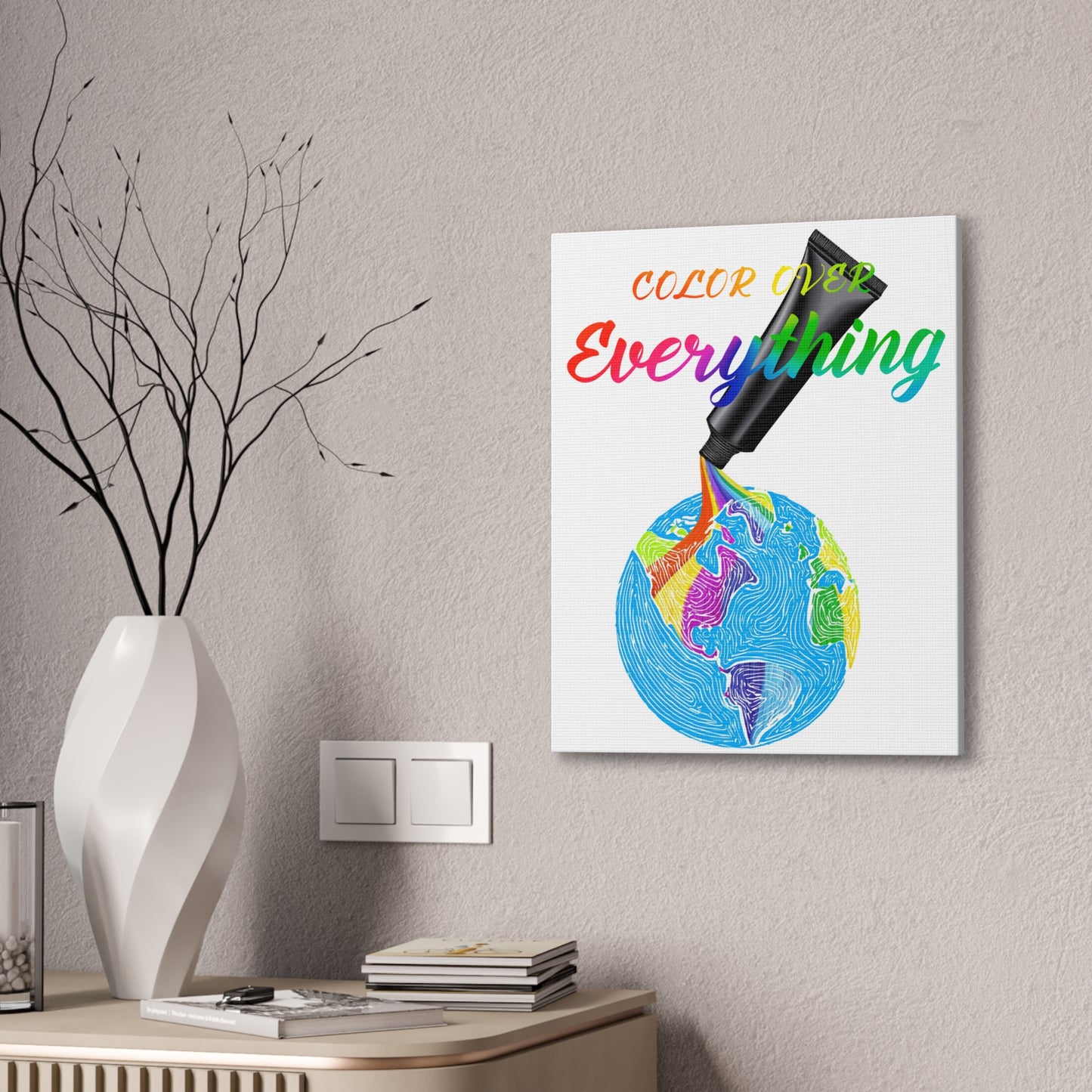 Color Over Everything - Canvas Stretched (0.75")