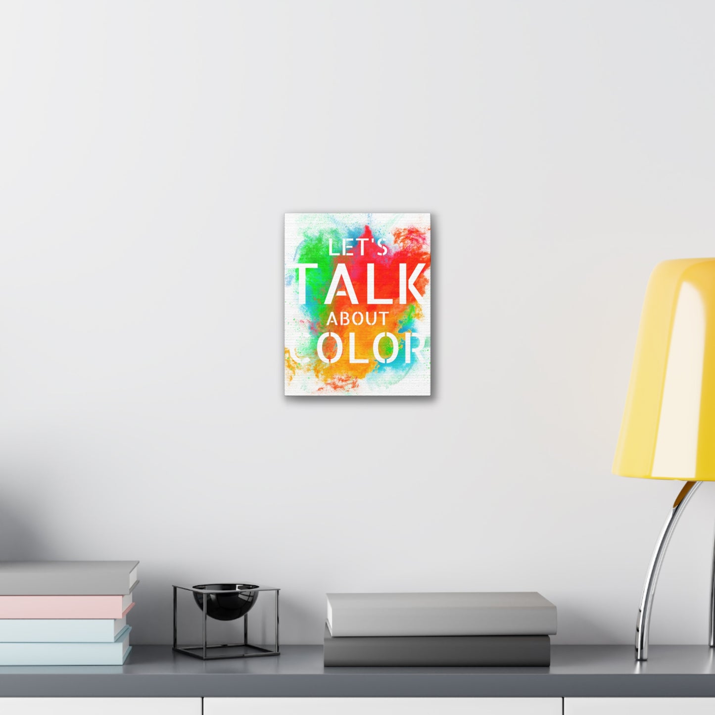 Lets Talk About Color 3 - Canvas Stretched (0.75")