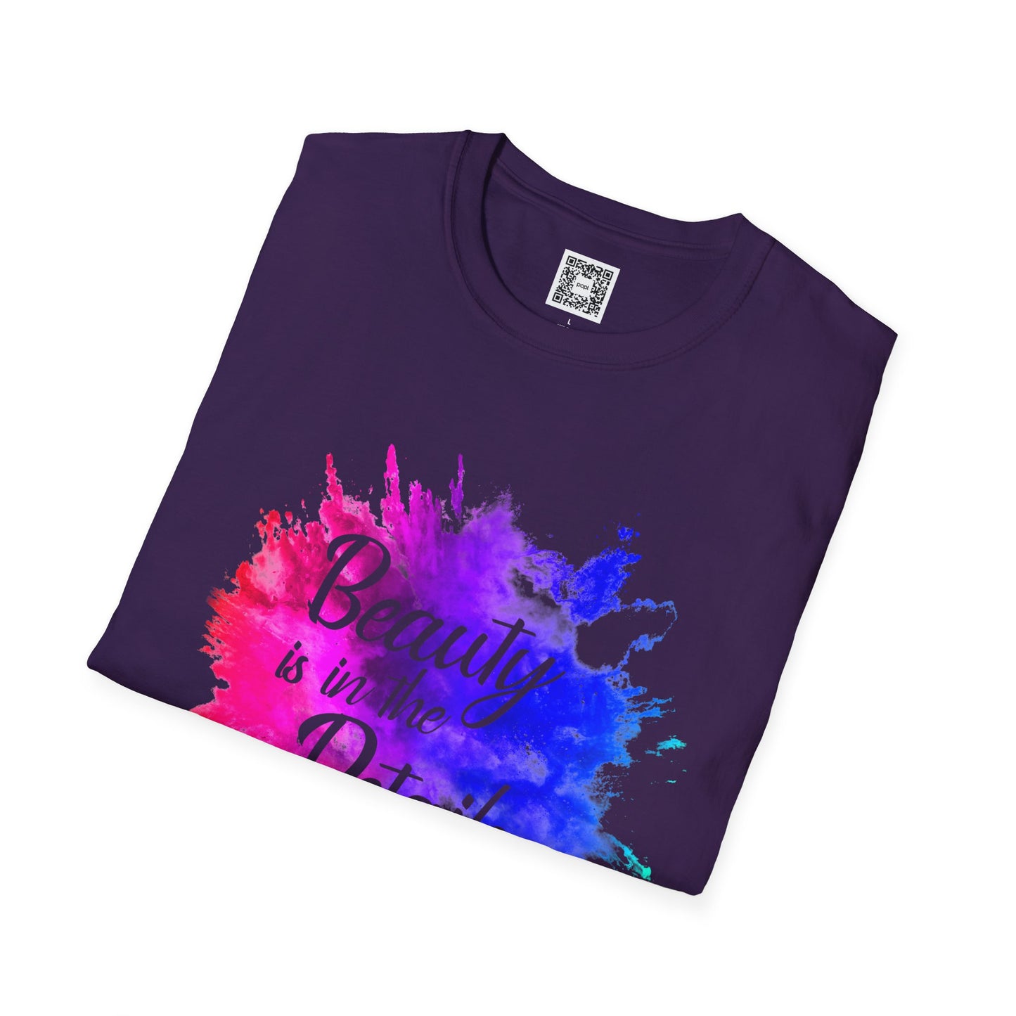 Beauty Is In The Details (Splash) - Unisex Soft Style Tee