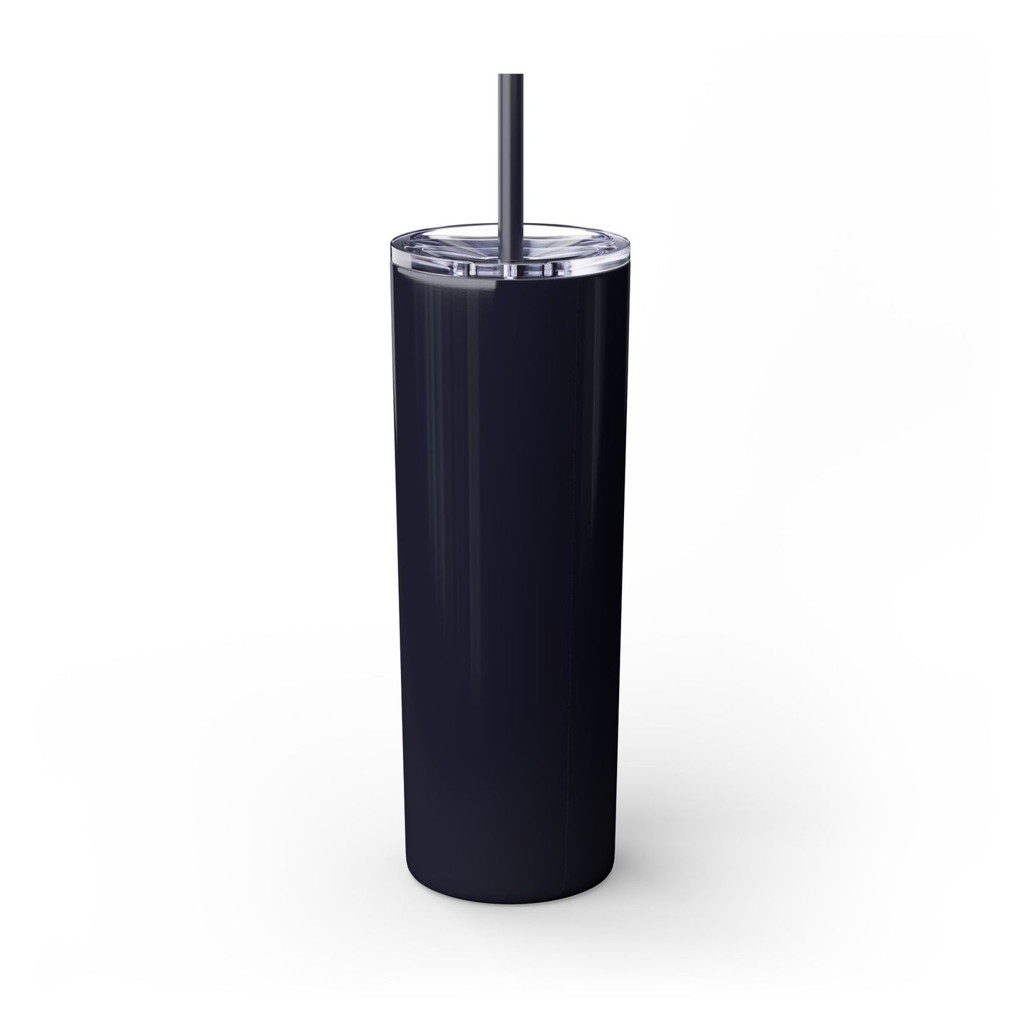 Elite Salon Services Custom Skinny Tumbler With Straw (20oz)