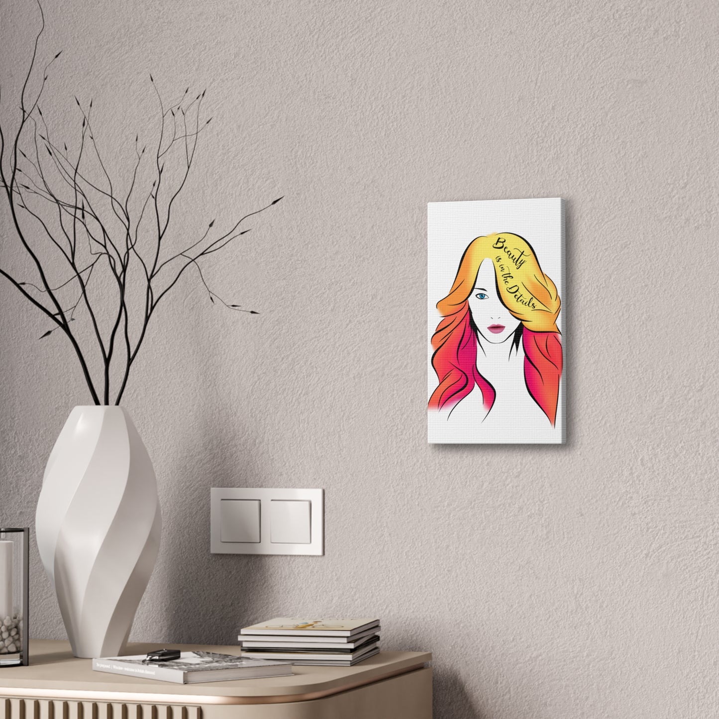 Beauty Is In The Details - Canvas Stretched (0.75")