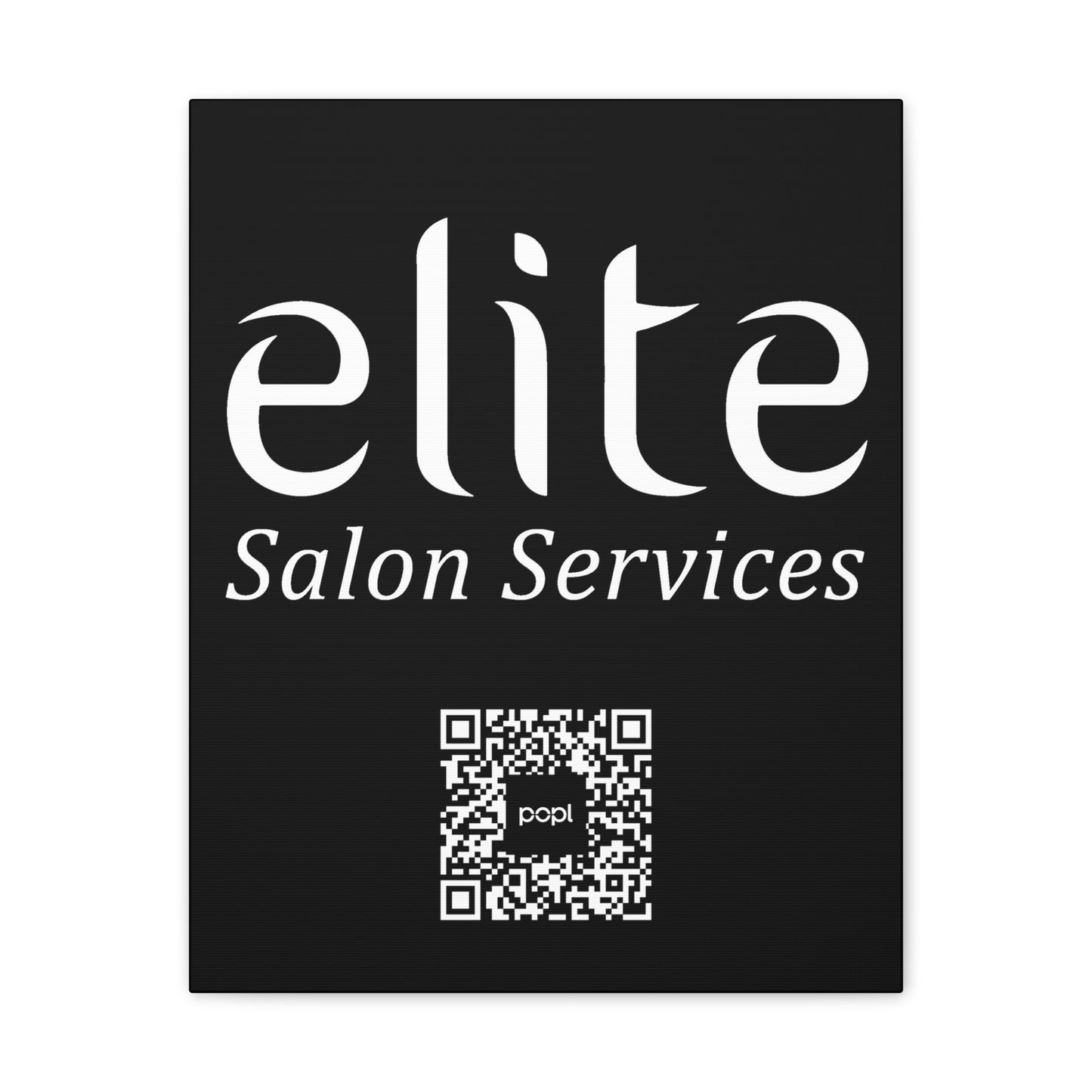 Elite Salon Services Custom - Canvas Stretched (0.75")