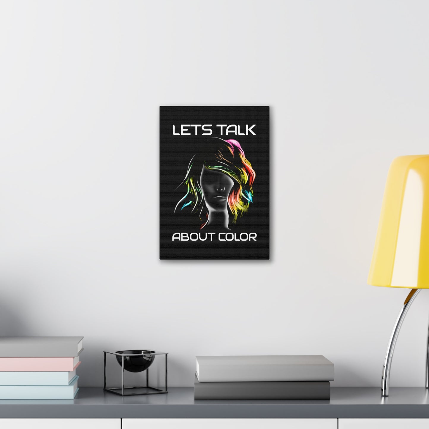 Lets Talk About Color - Canvas Stretched (0.75")