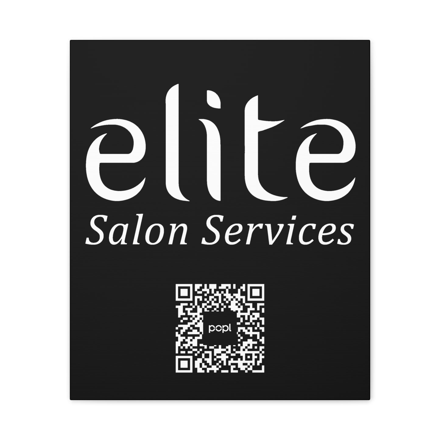 Elite Salon Services Custom - Canvas Stretched (0.75")