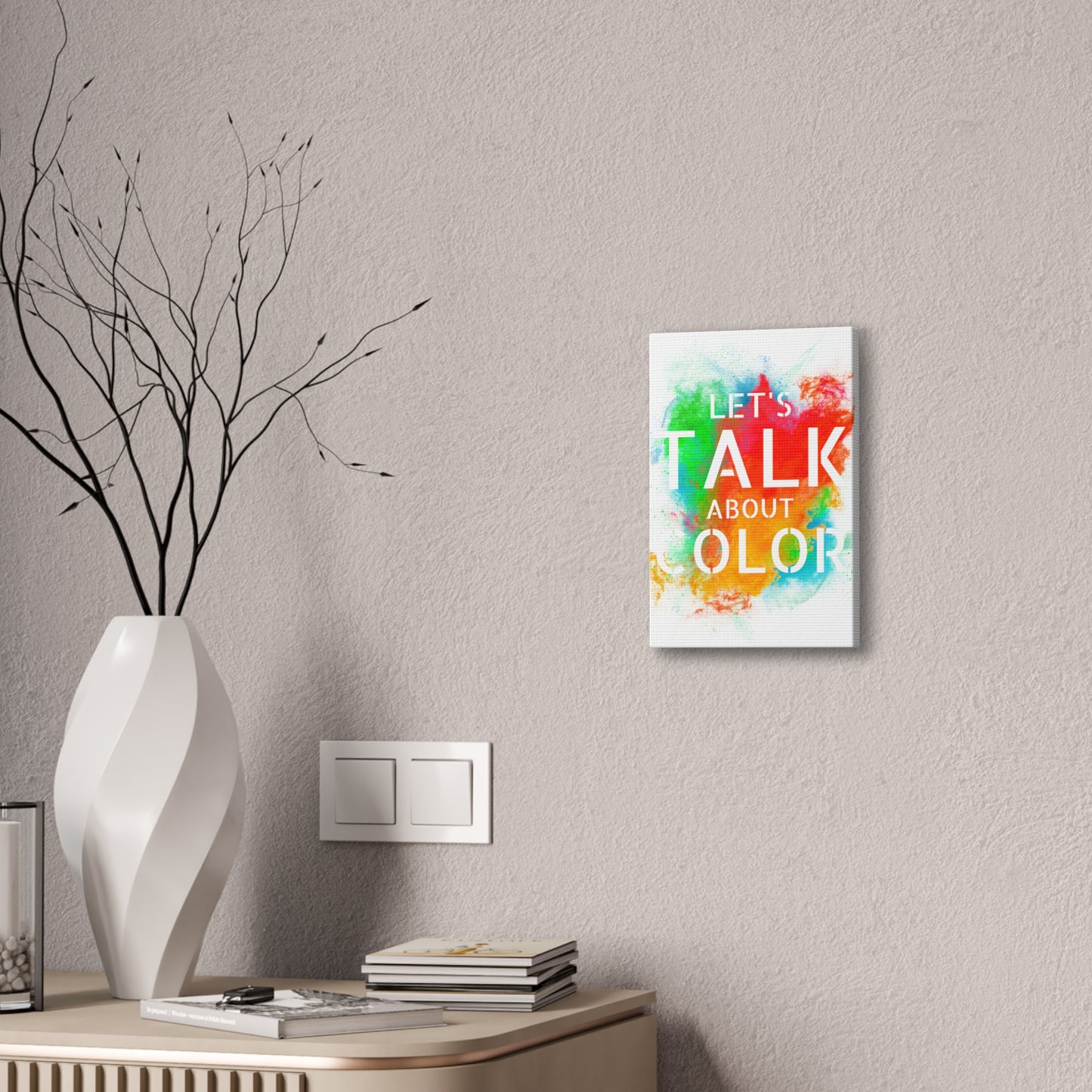 Lets Talk About Color 3 - Canvas Stretched (0.75")