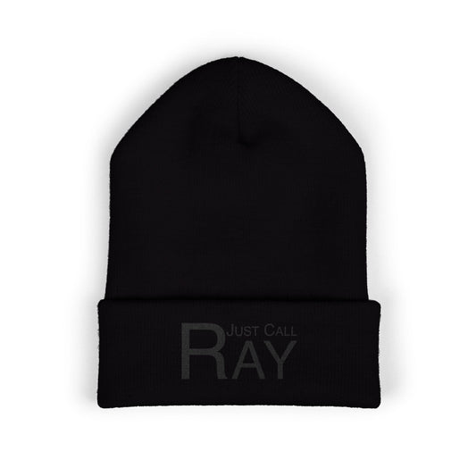 Embroidered 'Ray' Classic Cuffed Beanie — Cozy Winter Hat for Outdoor & Casual Wear