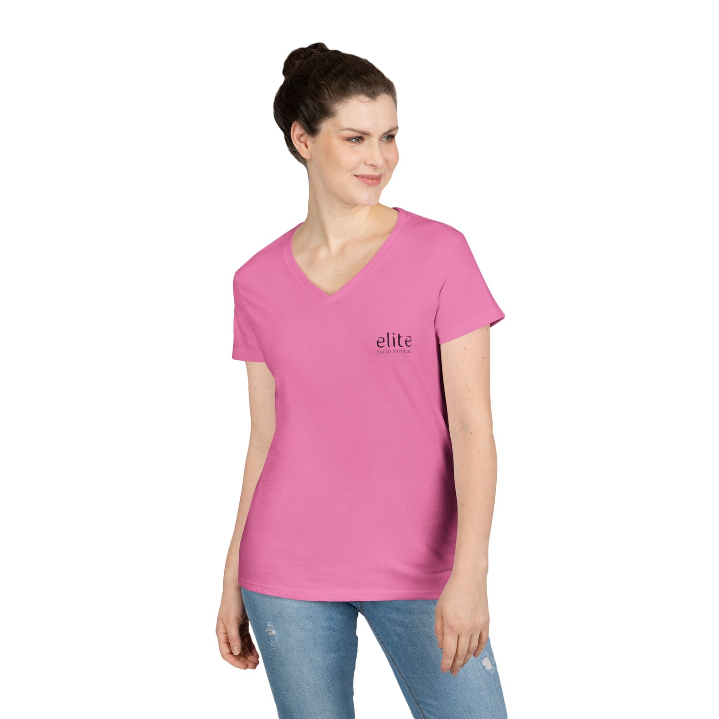 Elite Salon Services Custom (Women's V-Neck Tee 2)