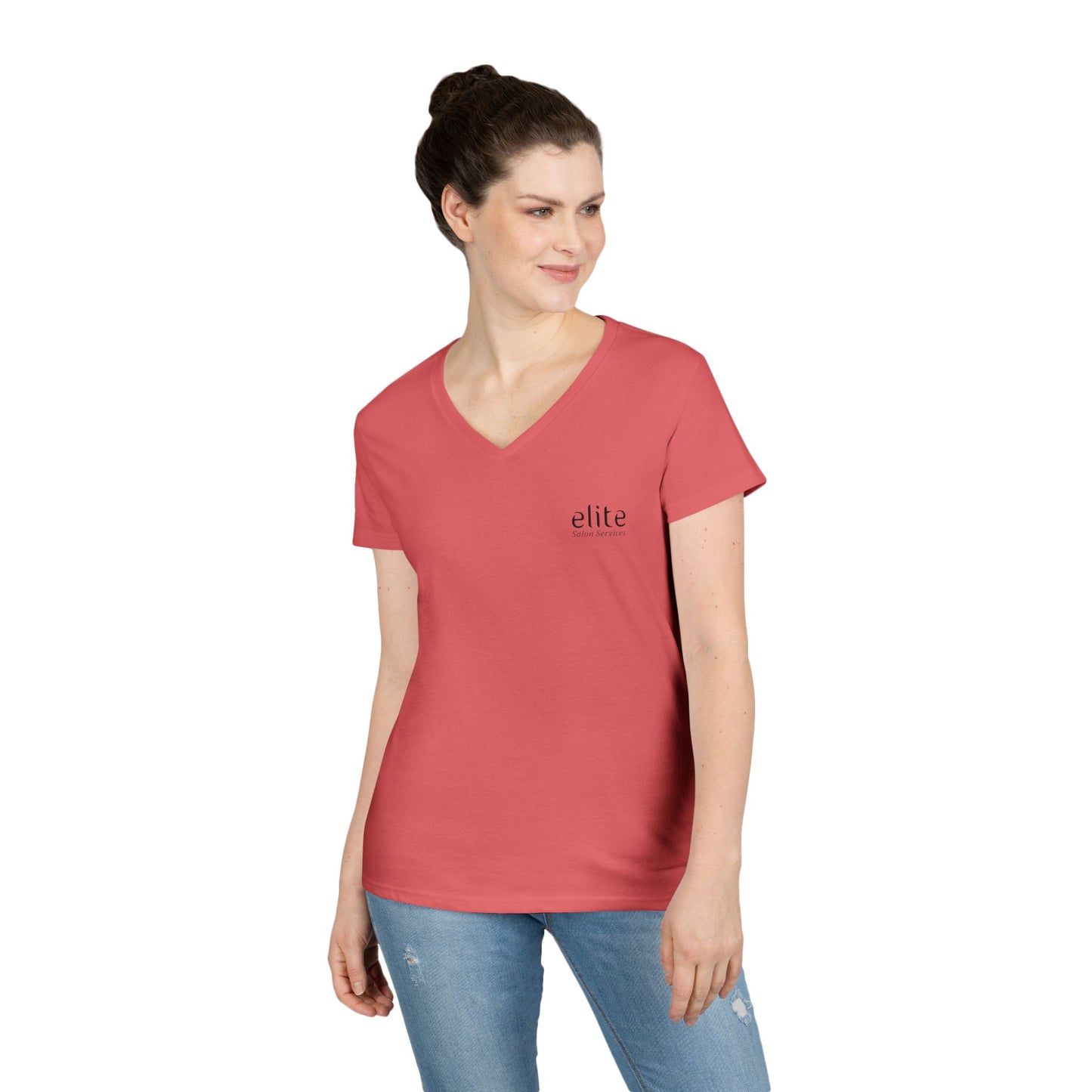 Elite Salon Services Custom (Women's V-Neck Tee 2)