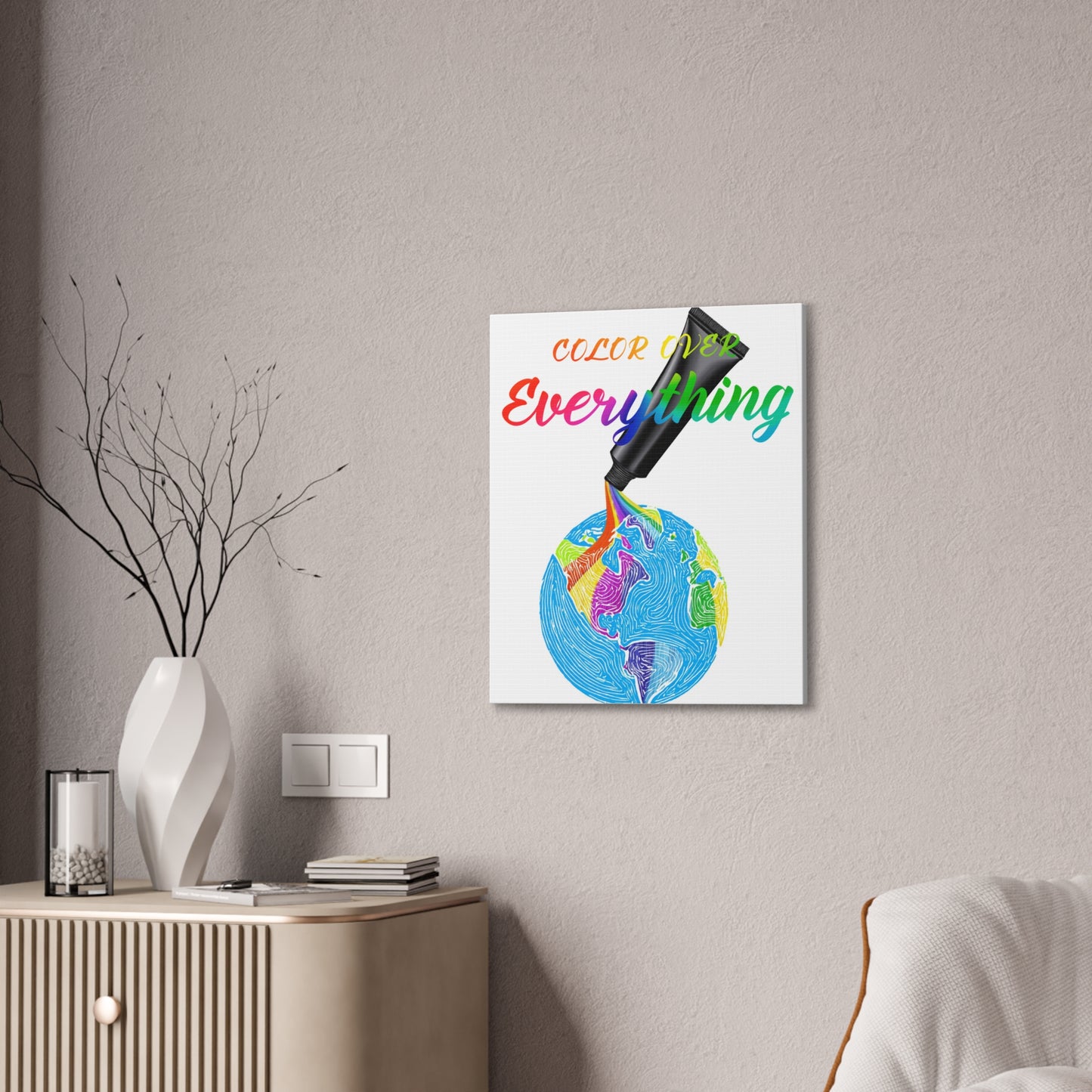 Color Over Everything - Canvas Stretched (0.75")