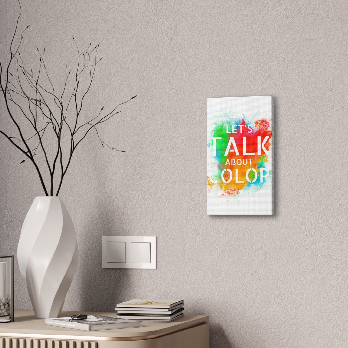 Lets Talk About Color 3 - Canvas Stretched (0.75")