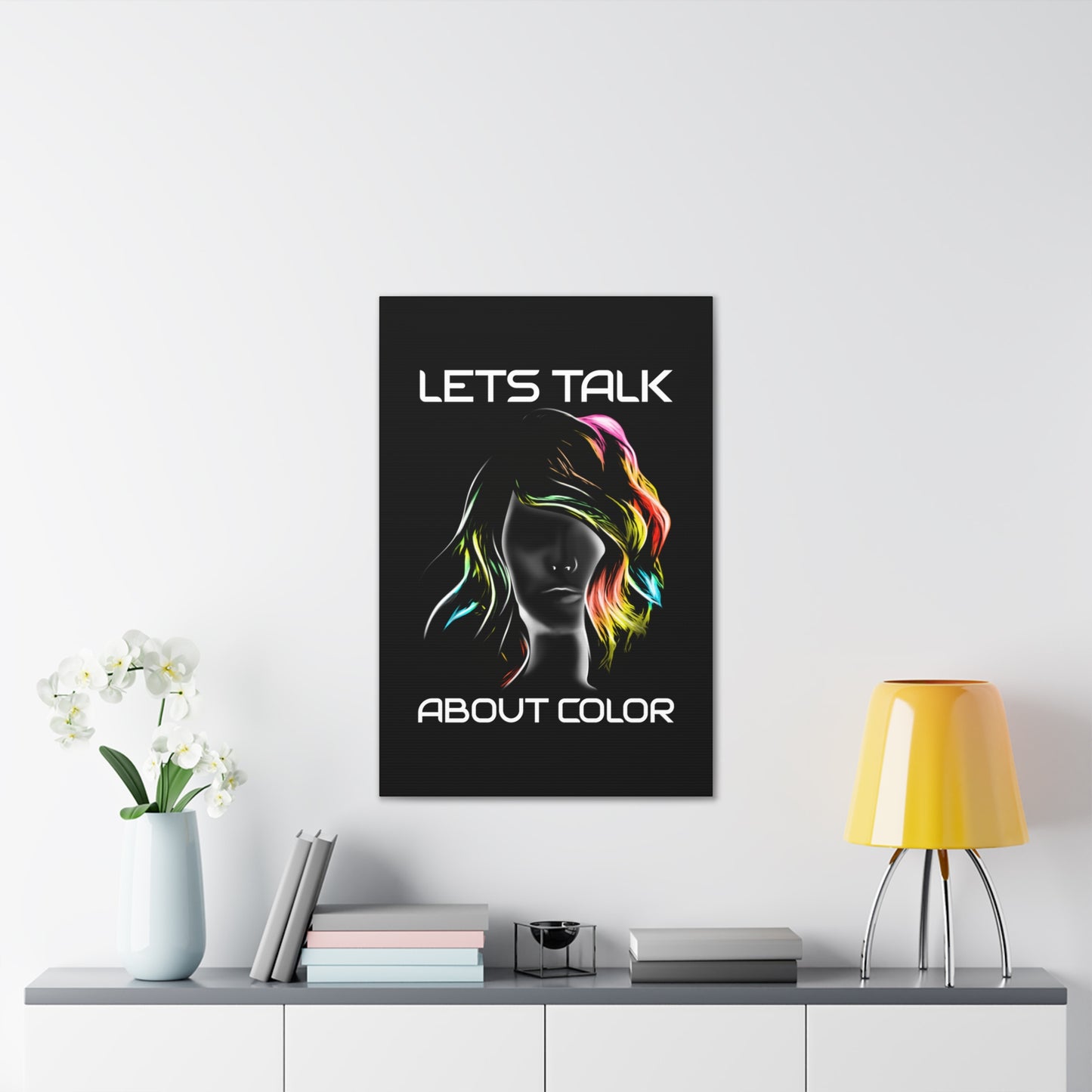 Lets Talk About Color - Canvas Stretched (0.75")