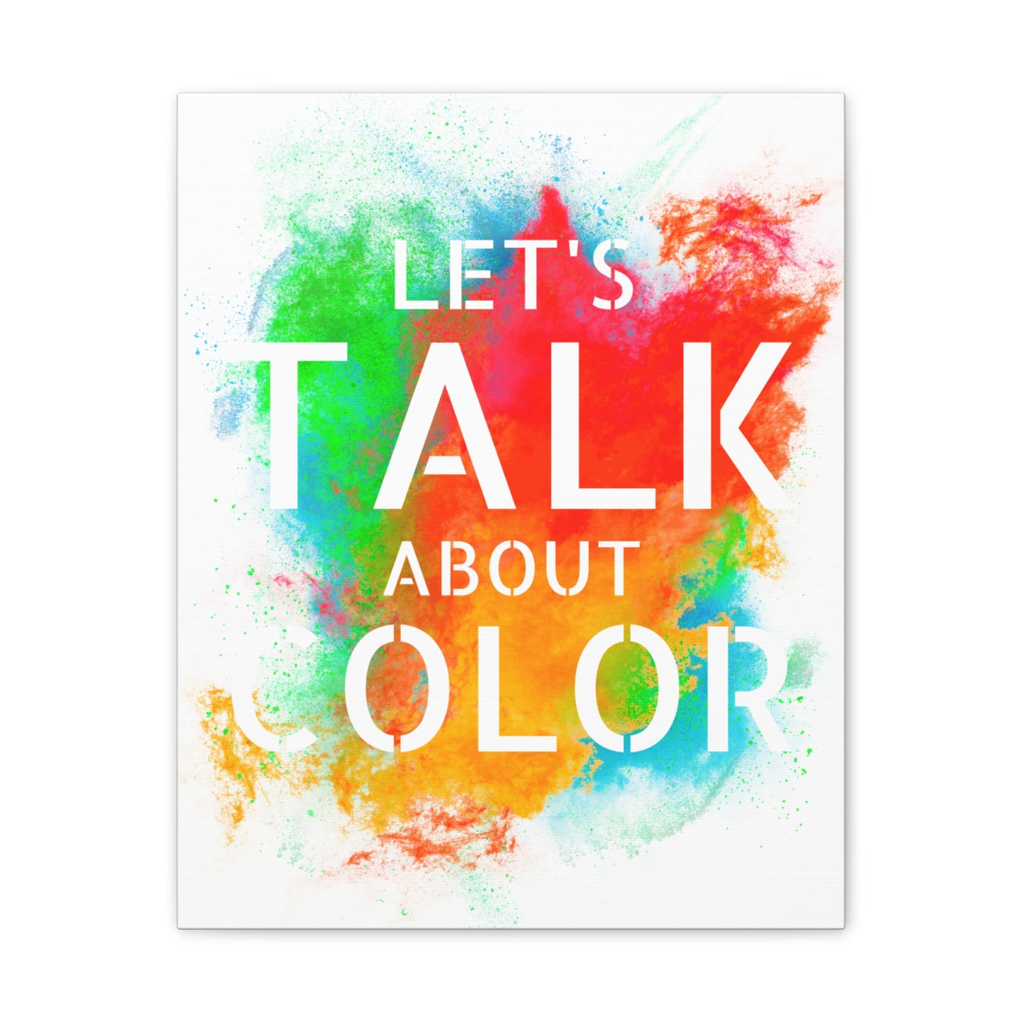 Lets Talk About Color 3 - Canvas Stretched (0.75")
