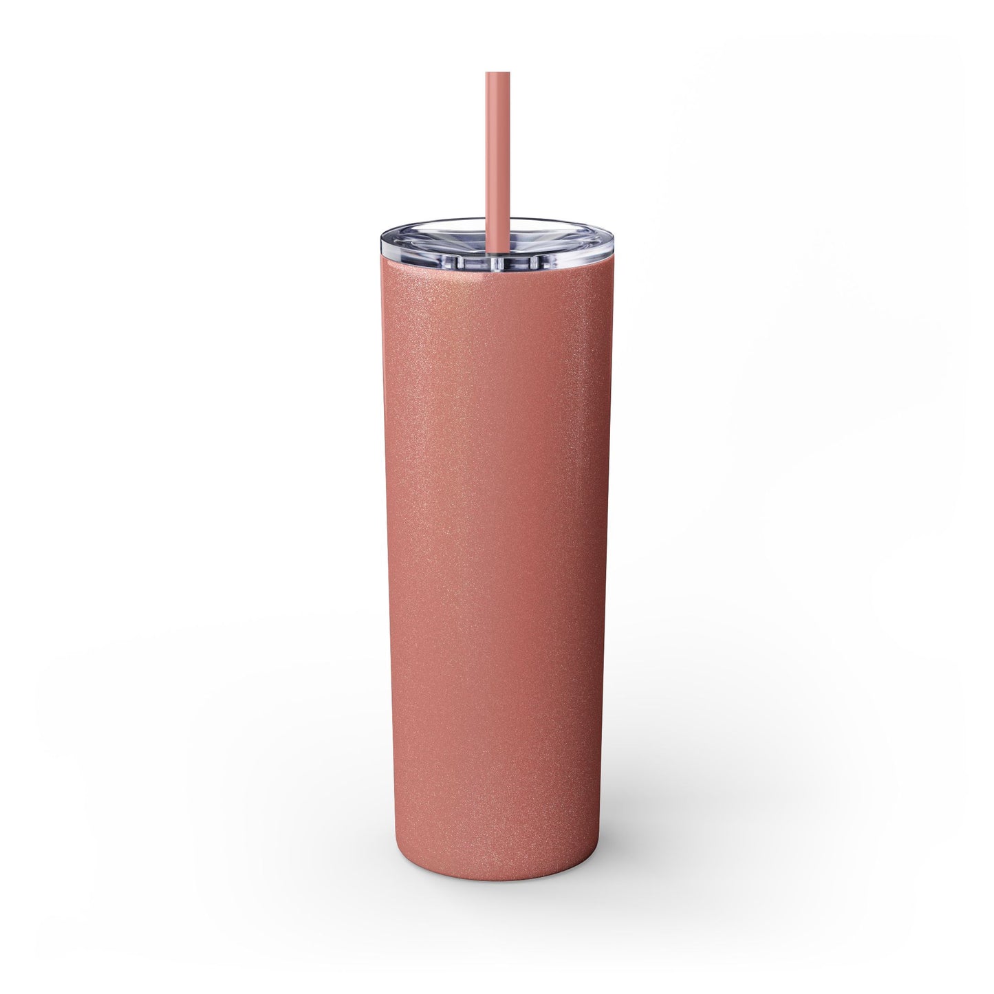 Elite Salon Services Custom Skinny Tumbler With Straw (20oz)