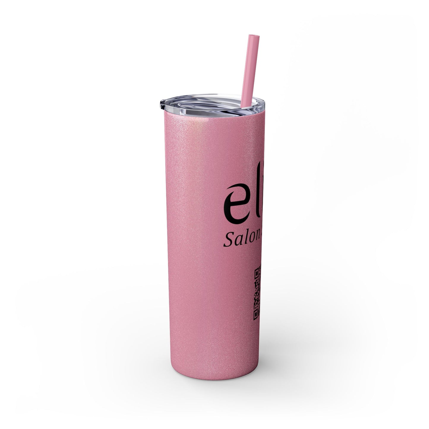 Elite Salon Services Custom Skinny Tumbler With Straw (20oz)