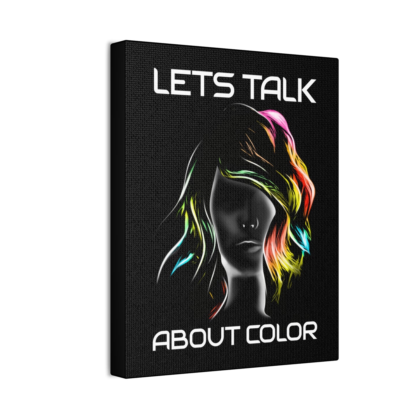 Lets Talk About Color - Canvas Stretched (0.75")