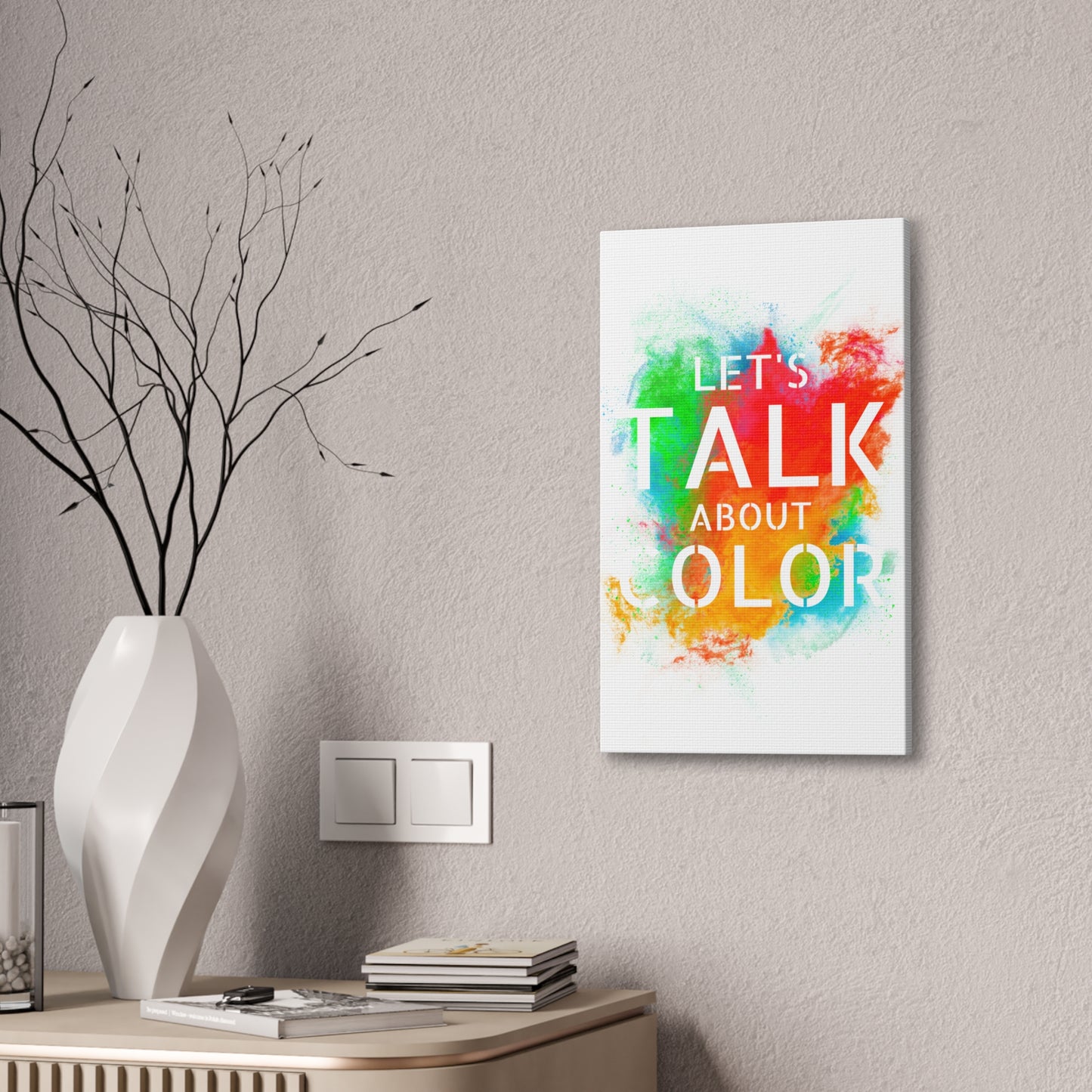 Lets Talk About Color 3 - Canvas Stretched (0.75")