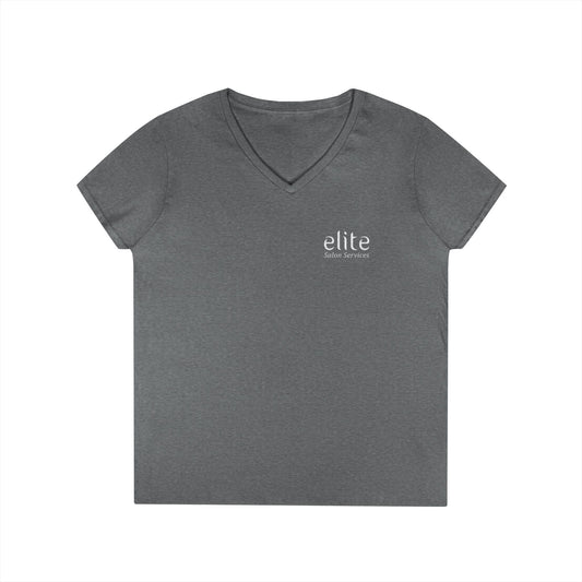 Elite Salon Services Custom (Women's V-Neck Tee 1)