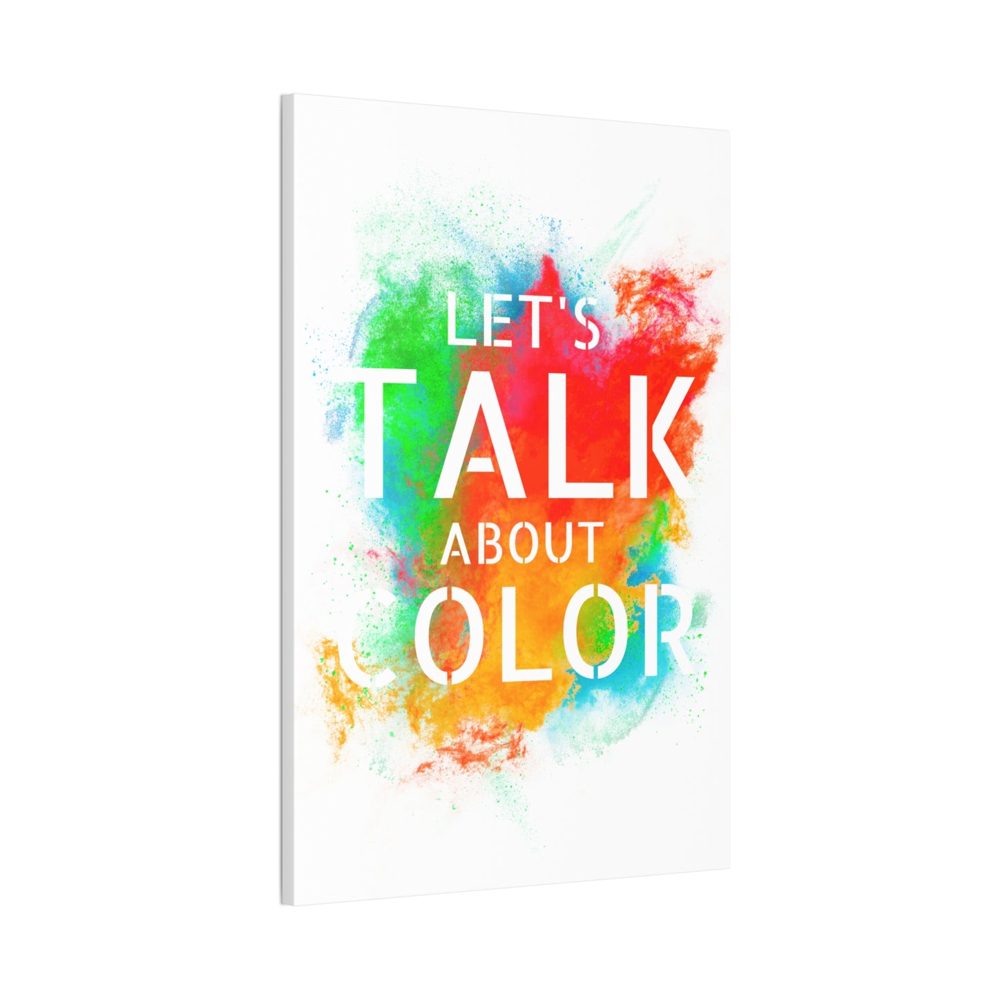 Lets Talk About Color 3 - Canvas Stretched (0.75")