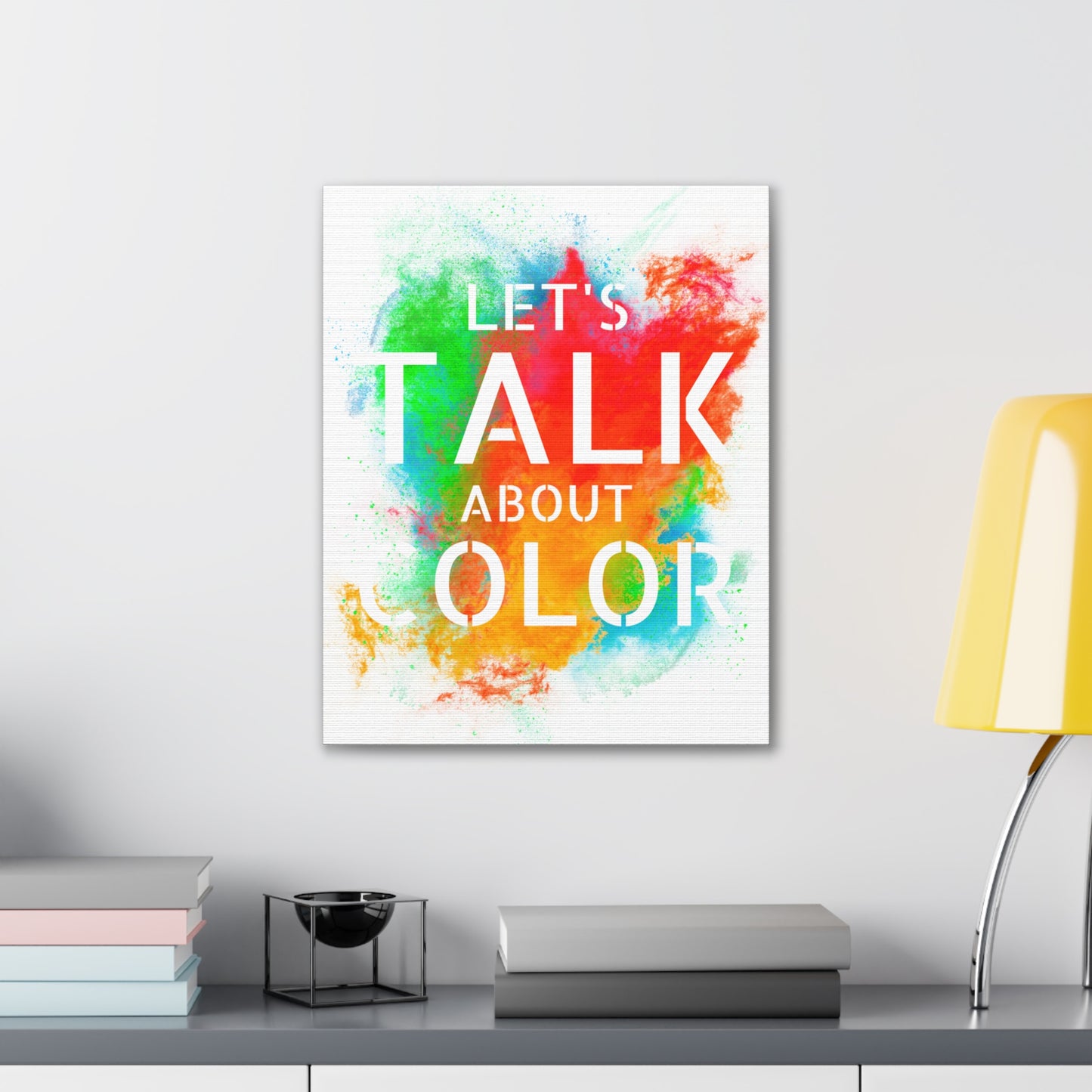 Lets Talk About Color 3 - Canvas Stretched (0.75")
