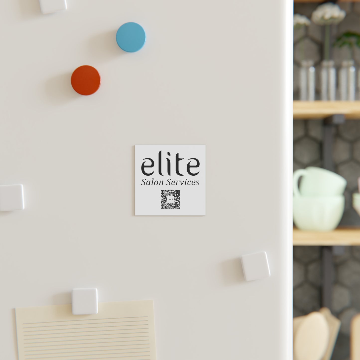 Elite Salon Services Custom (Square Magnet)