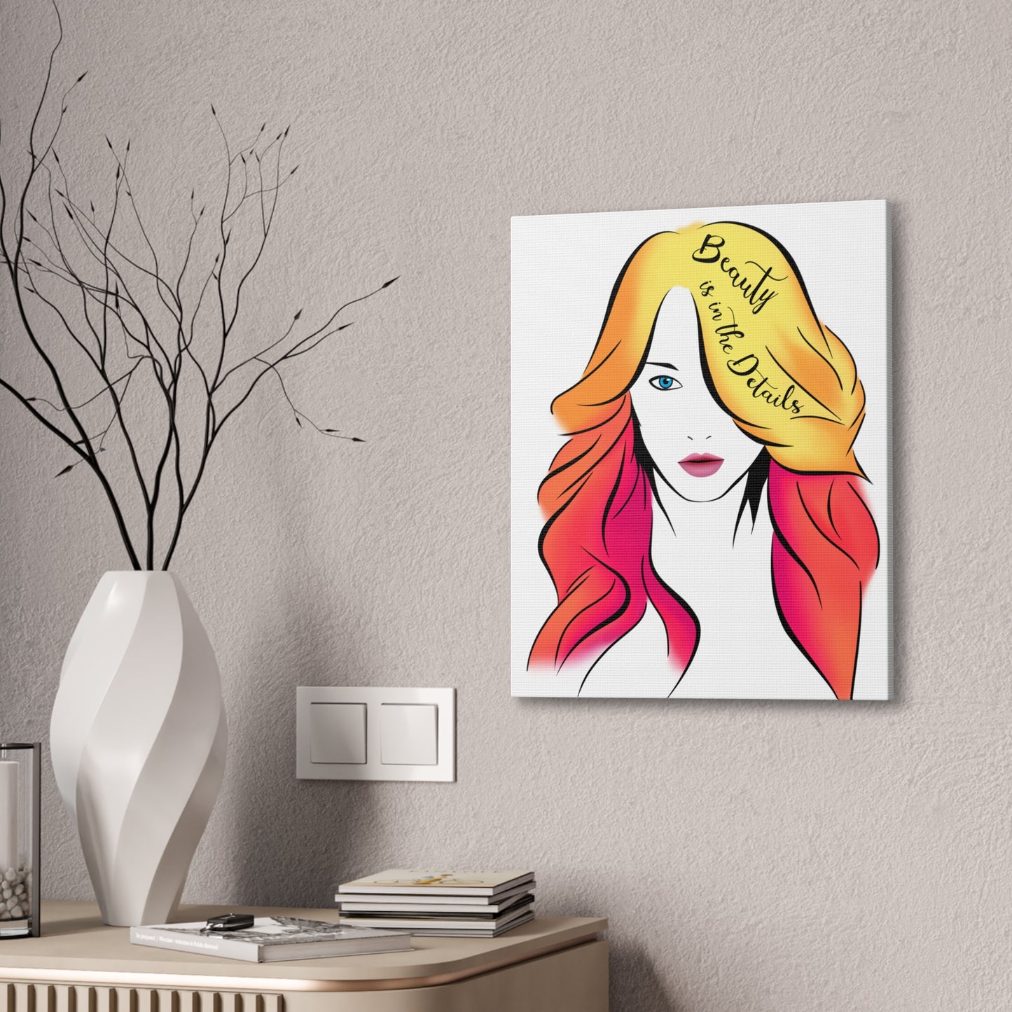 Beauty Is In The Details - Canvas Stretched (0.75")