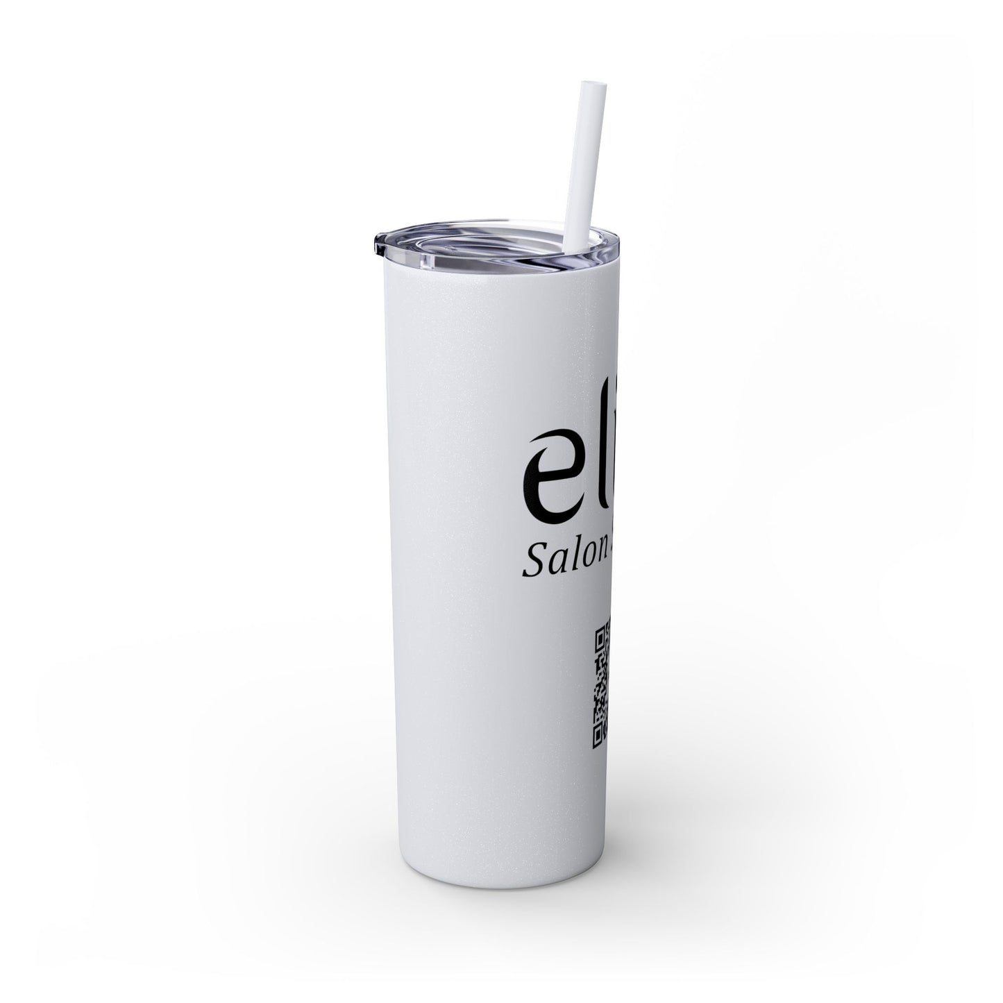 Elite Salon Services Custom Skinny Tumbler With Straw (20oz)