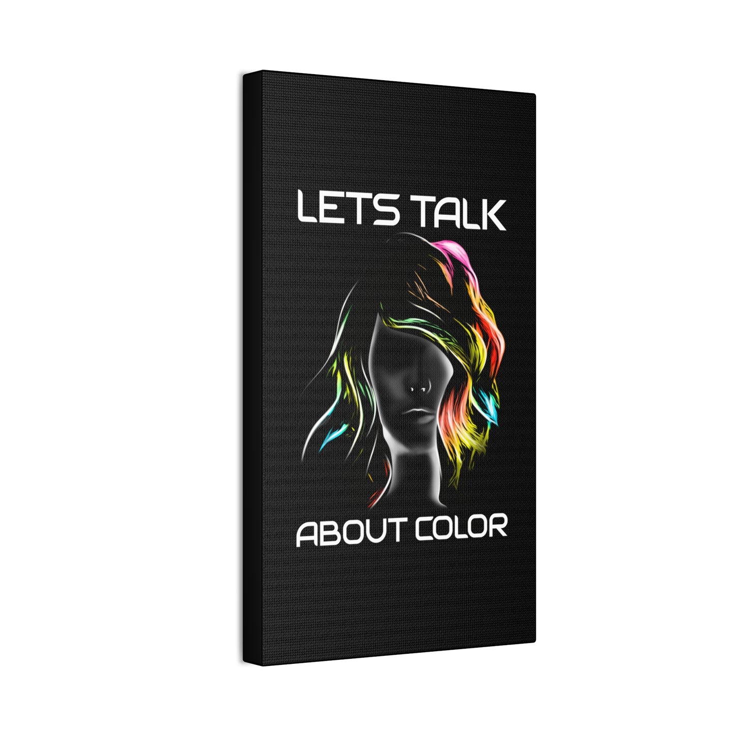 Lets Talk About Color - Canvas Stretched (0.75")