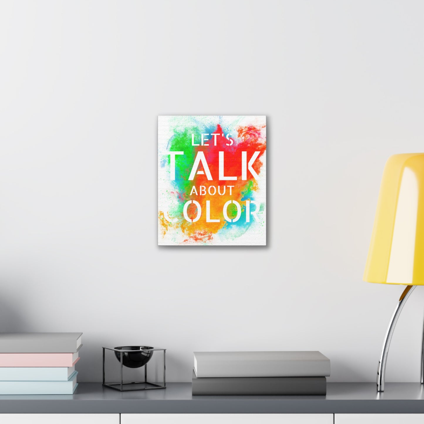Lets Talk About Color 3 - Canvas Stretched (0.75")