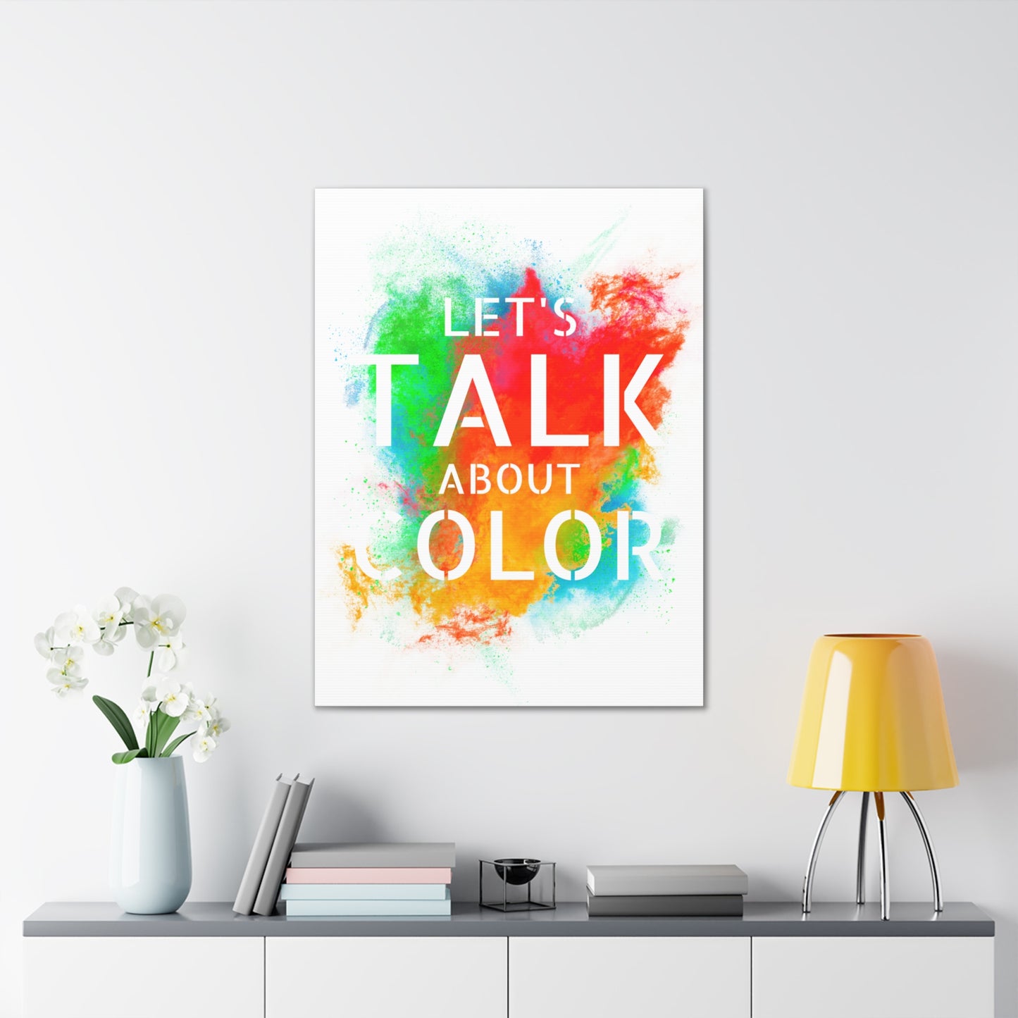 Lets Talk About Color 3 - Canvas Stretched (0.75")