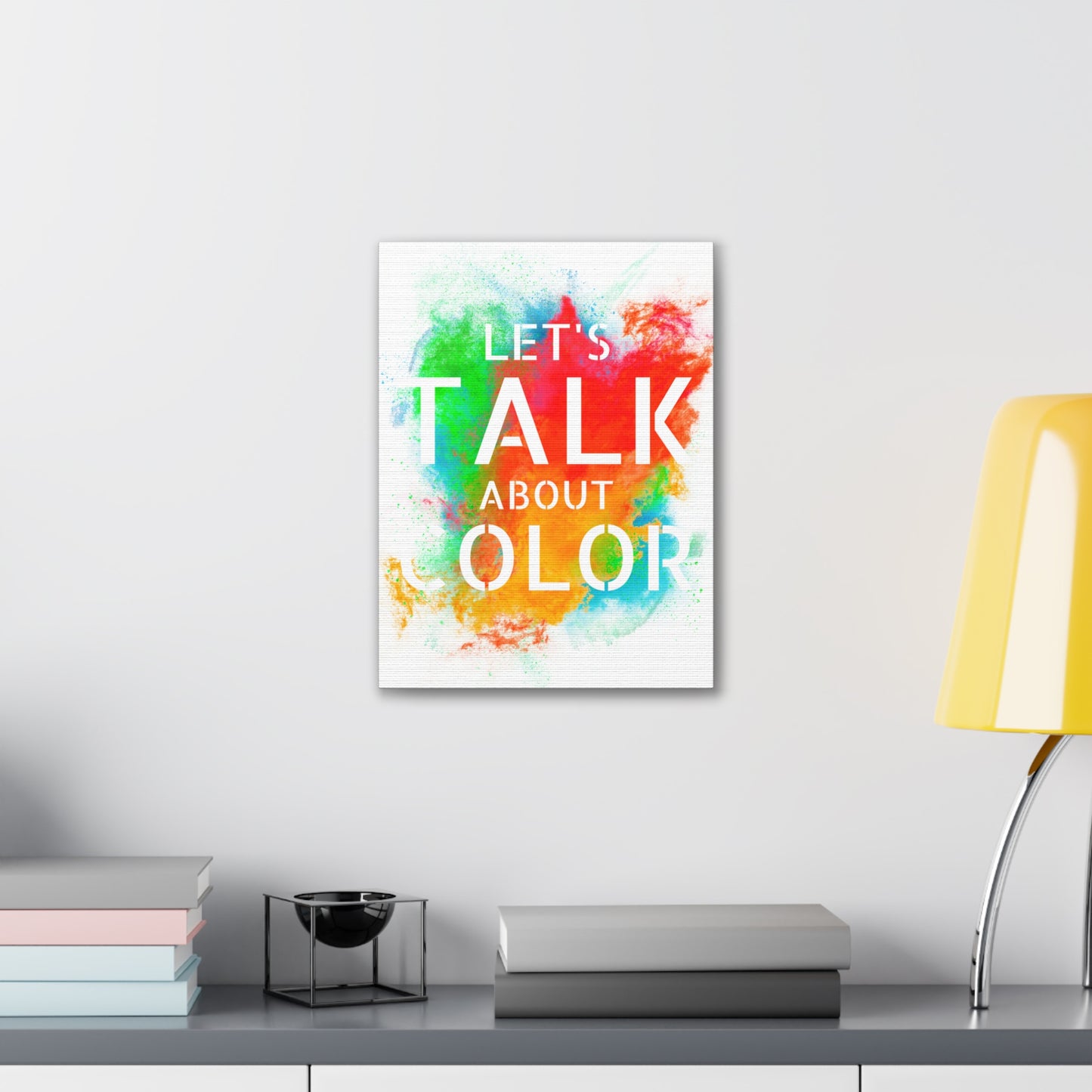 Lets Talk About Color 3 - Canvas Stretched (0.75")